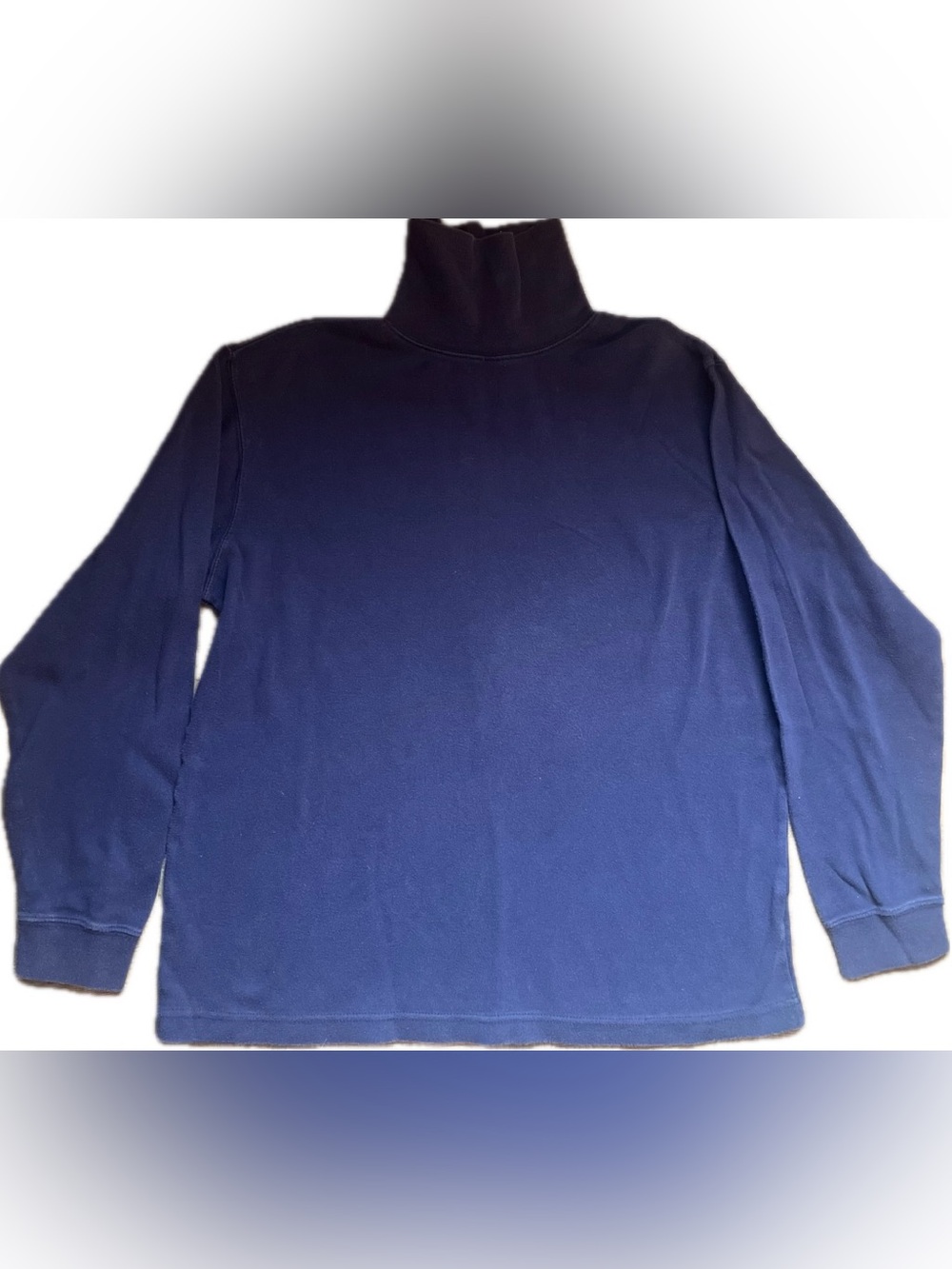Vintage blue oversized Turtleneck. Cozy and Warm. Women’s Size Medium.